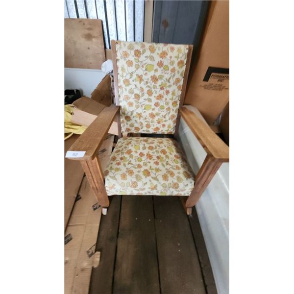 Vintage Wooden rocking chair