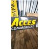 Image 1 : Acces commercial plastic sign 75" x 34"