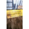 commercial key lock sales sign 5' x 30