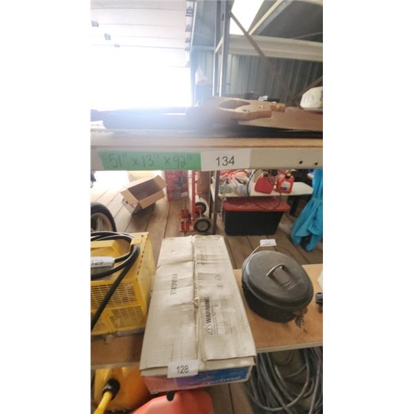 Metal Shelf  51" x 13" x 92"