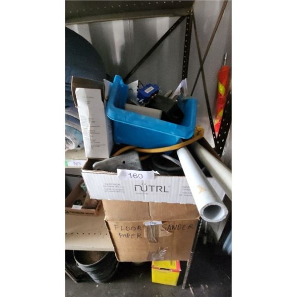 bins of electrical accessories