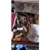 Image 1 : Hammer, Nail puller, Pipe Wrench, Battery Cable,
