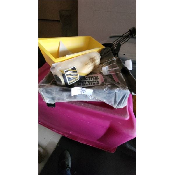 Paint rollers, handles and supplies