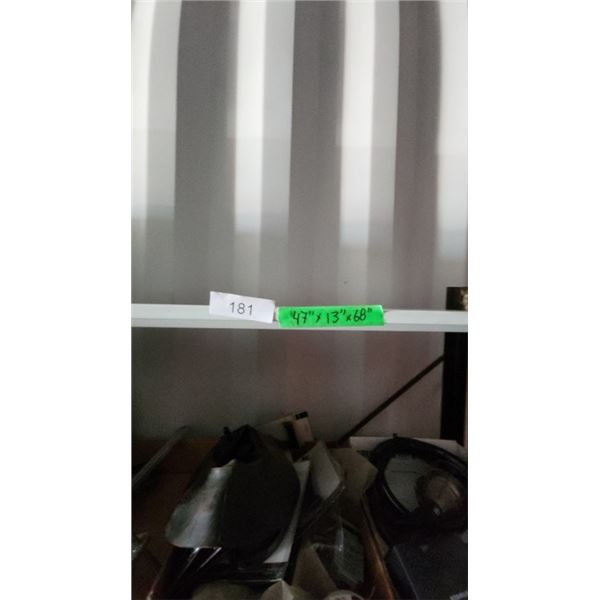 Metal shelf 47" x 13" x 68"