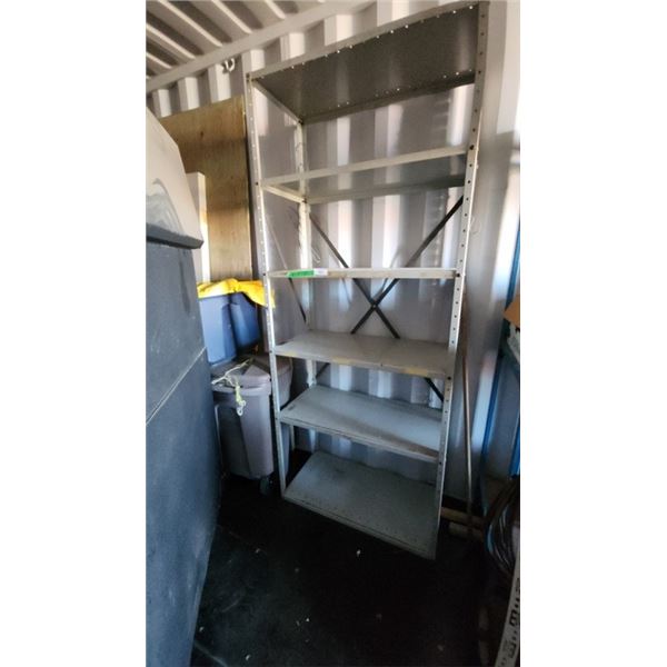 Metal shelf 36" x 18" x 87"