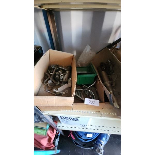 Assorted nuts and bolts etc