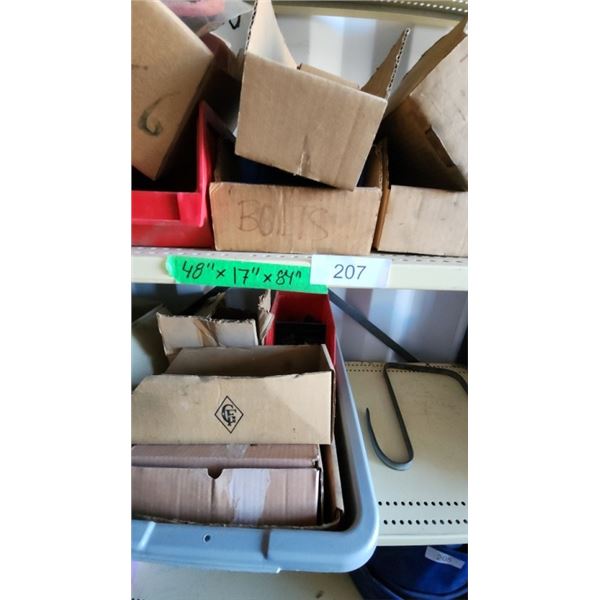 Metal shelf 48" x 17" x 84"