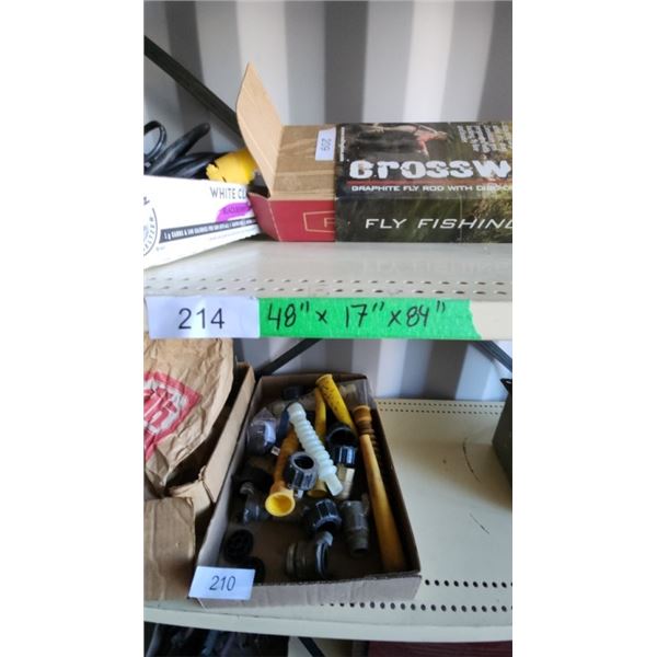 Metal shelf 48" x 17" x 84"