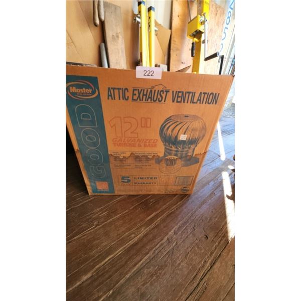 Attic Exhaust Ventilation