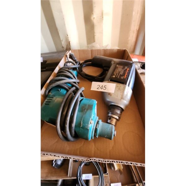 Makita Drywall Gun, Black & Decker Drill