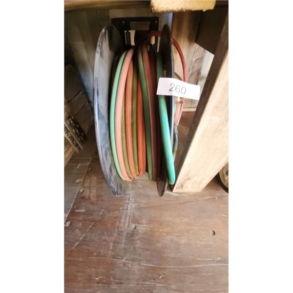 Oxygen & Acetylene Hose On Reel