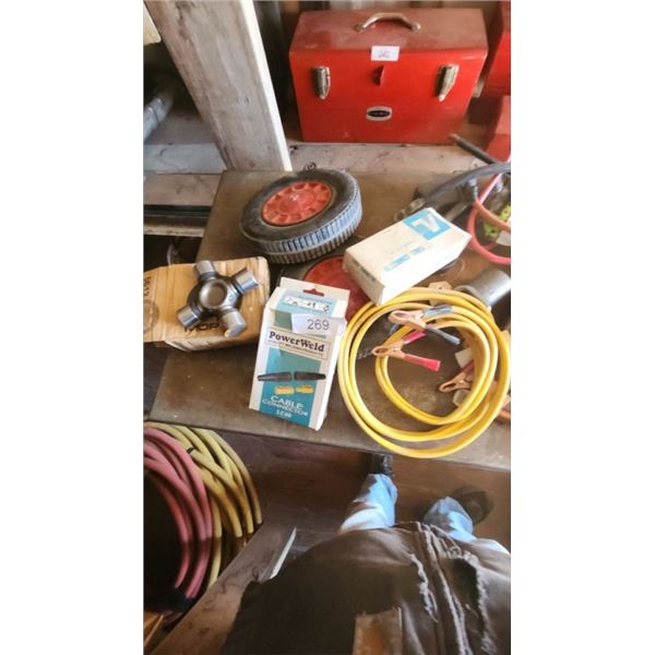 booster cables, cable connectors, etc