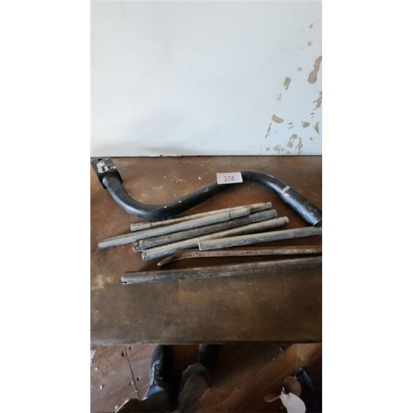 Prybar, Hyd Jack  Handles, Crank Handle