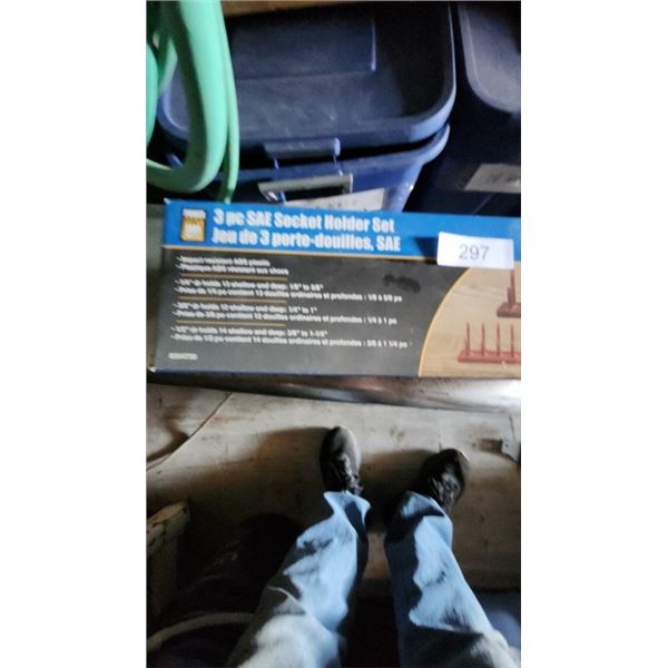 3 Pc ASE Socket Holder Set