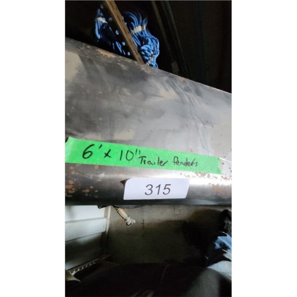 6' x 10" Trailer Fenders New