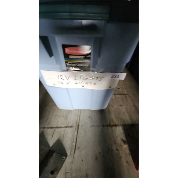 12V lights, 110V lights