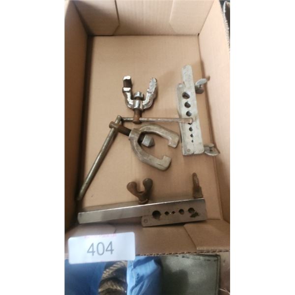 Brake line flaring tools