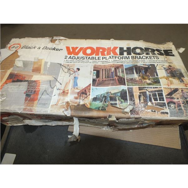 2 Black & Decker Adjustable Platform Brackets