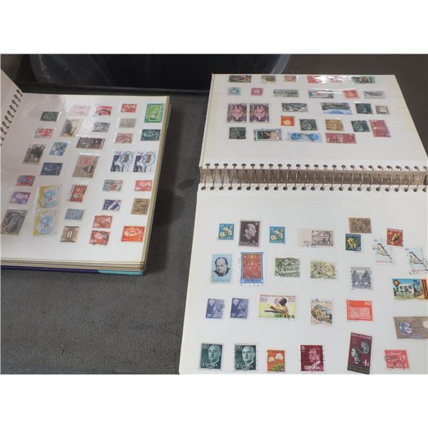 3 Books Of assorted Stamps