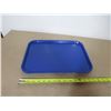 Image 1 : LOT: 30 FOOD TRAYS 16"x10" (BLUE)