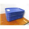 Image 2 : LOT: 30 FOOD TRAYS 16"x10" (BLUE)