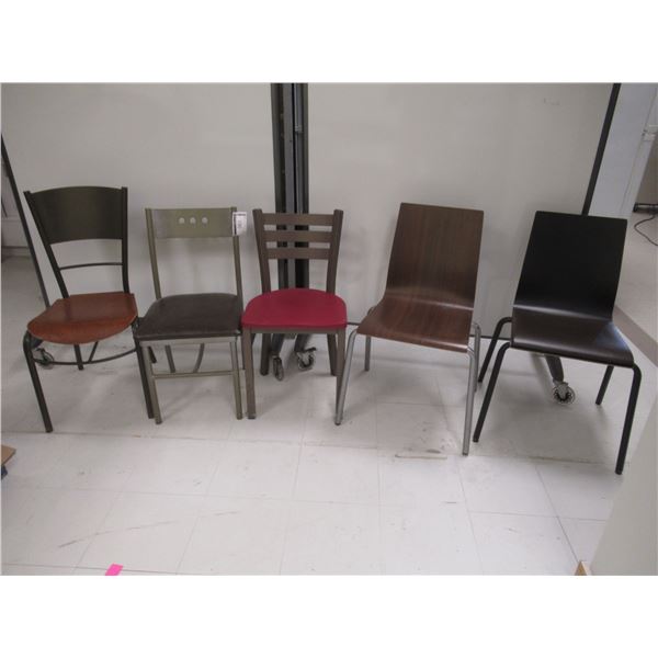 LOT: 5 CHAIRS SHORT OF A SET