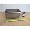 Image 1 : STAINLESS FOOD SERVICE BIN 12"x10"x6"