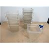 Image 1 : PLASTIC CONTAINER 6.5"x6"x6"