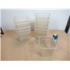 Image 1 : PLASTIC CONTAINER 6.5"x6"x6"
