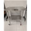 Image 1 : STAINLESS MOBILE TABLE 30"x24"x34.5