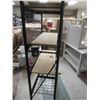 Image 2 : METAL GRID /WOOD TOP SHELF SHELVING 4-SHELF 36"x16"x72"