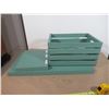Image 1 : LOT: 11 WOOD BINS/TRAYS ASST