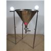Image 1 : METAL FUNNEL WITH SPIGOT AND TRIPOD STAND
