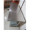 Image 2 : STAINLES STEEL TABLE 72"x24"x35