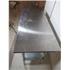 Image 2 : STAINLES STEEL TABLE 60"x24"x35