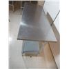 Image 2 : STAINLES STEEL TABLE 60"x24"x35