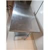 Image 2 : STAINLES STEEL TABLE 48"x24"x35