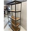 Image 2 : METAL/WOOD SHELVING (5-SHELF) 36"x16"x72"
