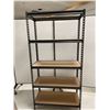 Image 1 : METAL/WOOD SHELVING (4-SHELF) 36"x16"x72"