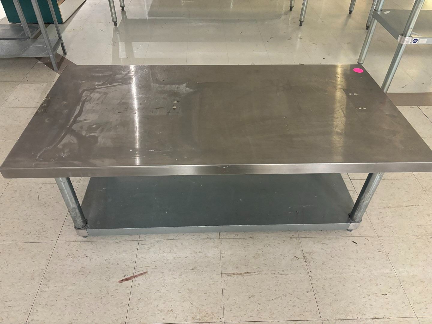 STAINLESS STEEL LOW TABLE 48