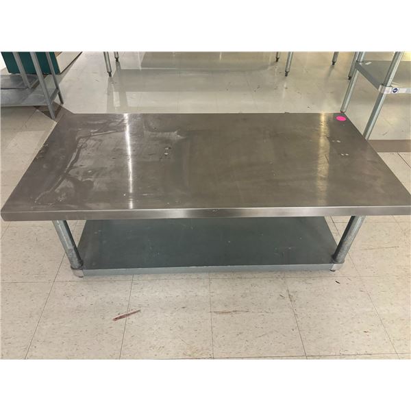 STAINLESS STEEL LOW TABLE 48"x24"x18"