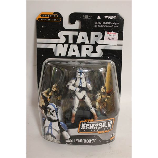 STARWARS NIB 501ST LEGION TROOPER FIGURINE -