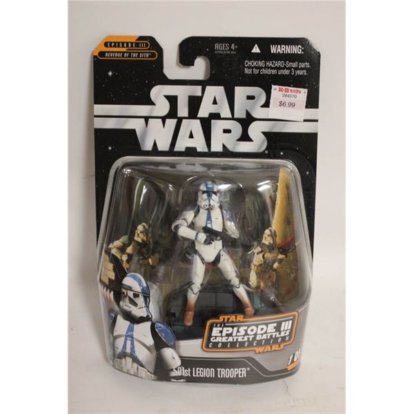STARWARS NIB 501ST LEGION TROOPER FIGURINE -
