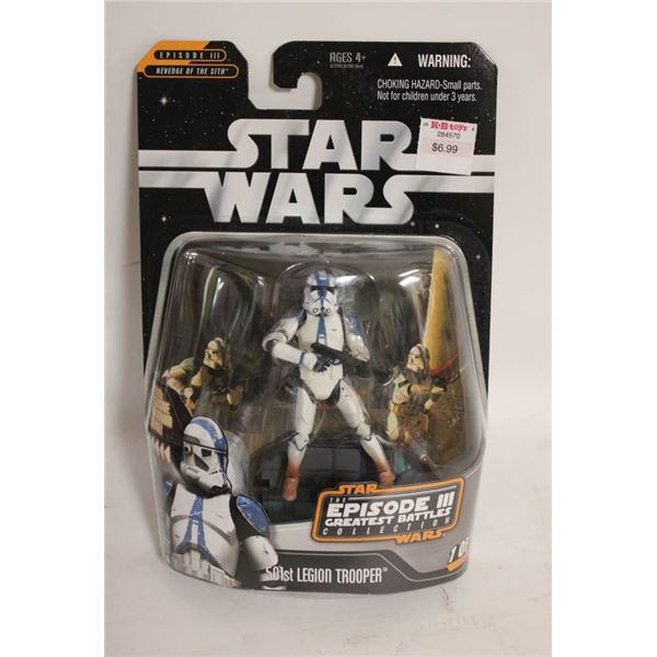 STARWARS NIB 501ST LEGION TROOPER FIGURINE -