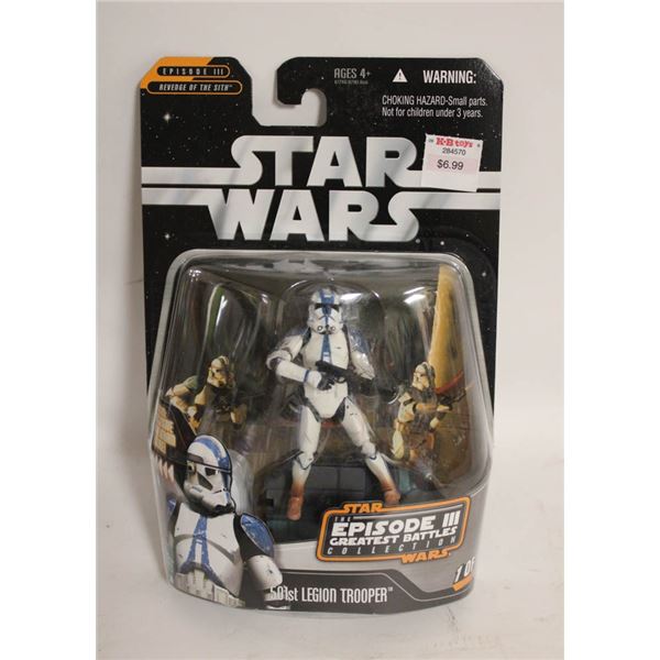 STARWARS NIB 501ST LEGION TROOPER FIGURINE -