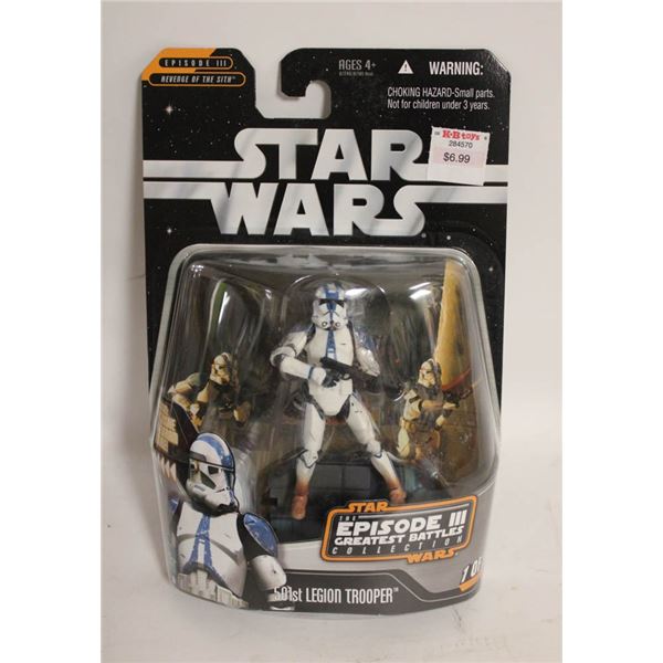 STARWARS NIB 501ST LEGION TROOPER FIGURINE -