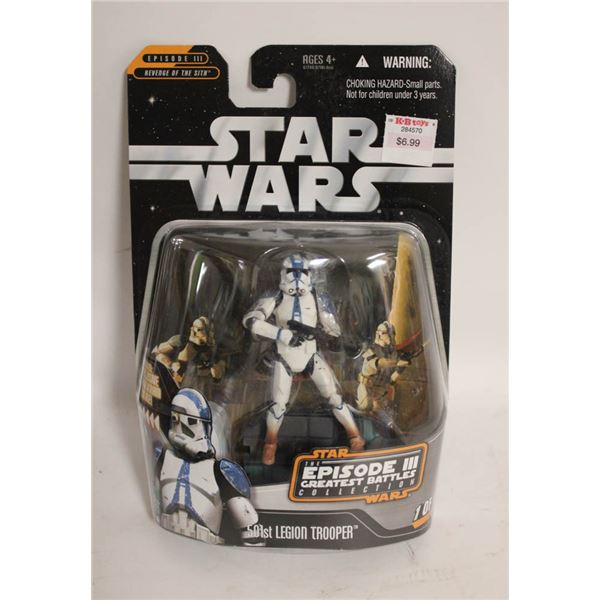 STARWARS NIB 501ST LEGION TROOPER FIGURINE -