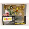 Image 1 : NIB SIMPSON MOVIE MAYHEM FIGURINE; BART & FLANDERS