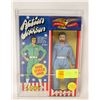 Image 1 : ACTION JACKSON FIGURE. LIGHT BLUE SUIT. BEARDED.