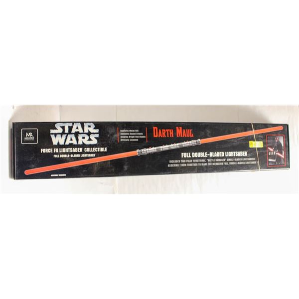 NIB STARWARS- DARTH MAUL DBL BLADE LIGHTSABER;